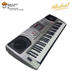 Global GL-330 61 keys electronic keyboard piano w/ built in mp3 player touch response