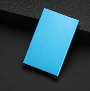 RFID Blocking Anti-theft ID Credit Card Holder Porte Carte Thin Aluminium Metal Wallets Pocket Case Bank Card Box