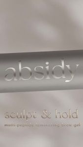 Absidy Sculpt & Hold Multi-Peptide Laminating 3in1 Brow Gel Clear