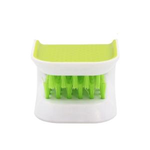 Heavy Duty U Shaped Scrub Brush With Double Sided Bristles for Dishware Silverware Vehicle Wheel Cleaning and Kitchen Use