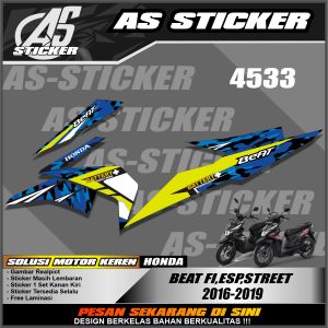 4534a Sticker Striping Beat fi esp streat 2016 2019 List Desain Terbaru Semifull