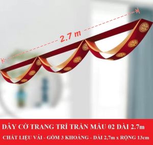 Dây Viền trần và liễn treo trang trí đám cưới  Phụ Kiện Trang Trí  Phòng Khách Độc Đáo Xinh Xắn
