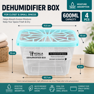 🇸🇬Koala Home🔥Dehumidifier Refill Dehumidifier box Eco-friendly Moisture Absorber Anti Moulding Odours Removal  2kg