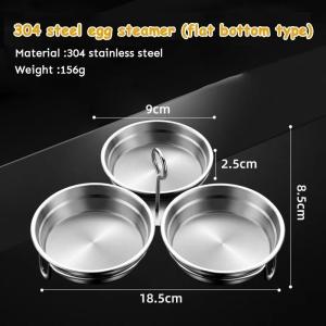 Kids Egg Steamer Cooker 304 Stainless Steel Steamer Pan Cooking Breakfast Maker Kitchen Tools