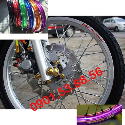 [Rẻ vô địch] Cặp niềng nhôm Dale thailan 7 màu size 1.4 1.4 cho dreams wave sirius jupiter