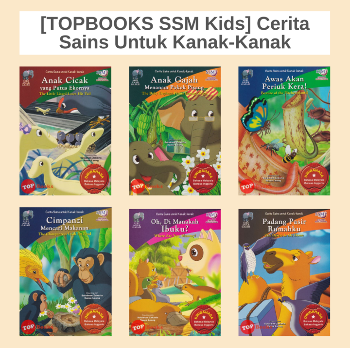 [TOPBOOKS SSM Kids] Cerita Sains Untuk Kanak-Kanak Dwibahasa | Lazada