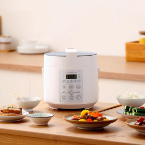 2L Household Multifunctional Electric Pressure Cooker Mini Rice Cooker Food Stewing Soup Pot Maker 24H Appointment 220V
