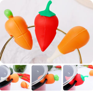 Polocat Creative Durable Kitchen Cooking Tools Heat Resistant Silicone Stoppers Spill Prevention Pot Stopper