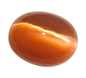Natural Orange Brazil Chrysoberyl Cats Eye 90.0 Cts. Cabochon Loose Gemstone