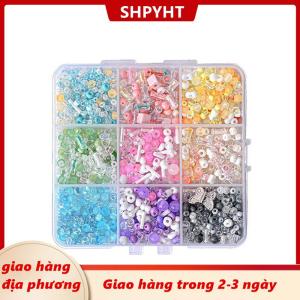 [COD] SHPYHT Giao hàng địa phương 12 24 Lưới Siêu Hỗn Hợp Màu Sắc Thủy Tinh Gạo Hạt Set Loose Hạt Handmade Tự Làm Vòng Đeo Tay Vòng Cổ Đính Cườm Chất Liệu Trang Sức Phụ Kiện