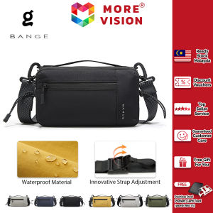 BANGE Rise Premium Sling Bag Men Multi Compartment Water-Resistant Crossbody Chest Shoulder Travel Beg Silang Sandang