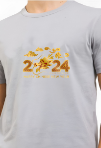 Kaos Pria 3 Dimensi Motif Naga Imlek 2024 Tshirt Oblong Katun 24s H0193 By Hans & Co
