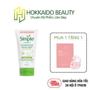 Sữa rửa mặt dưỡng ẩm Simple Moisturising Facial Wash 150ml