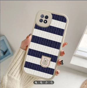 DEAMOR Case Oppo A15 A15S A3X A3 4G 5G A16 A16S A54 4G A57 A57S A74 A95 Softcase Cute Bear Motif Strip Character Anti Shockproof
