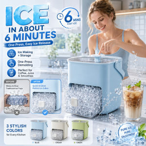 Ice Tray One-Click Ice Maker Easy Ice Cube Mold Kitchen Gadget