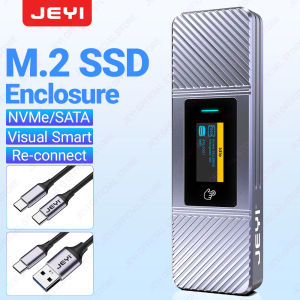 JEYI Visual Smart M.2 NVMe NGFF SSD Cartridge with 5-second write protect 3-second reconnect USB 3.2 Gen2 10Gbps UASP Trim