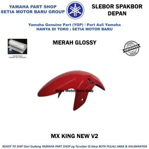 Slebor Spakbor Depan Merah Glossy Mxking Mx King New V2 Asli Original Yamaha