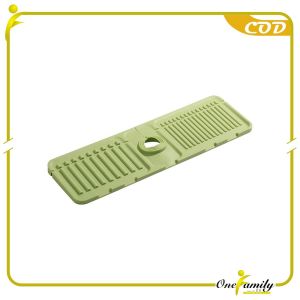 ONE-C1009 Faucet Absorbent Mat Sink Splash Guard Bahan Silikon / Alas Pelindung Keran Wastafel Dapur