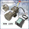 【มอเตอร์ไฟฟ้า】AC 220V 90W Adjustable Speed Gear Motor เฟสเดียวมอเตอร์เกียร์แบบอะซิงโครนัสมอเตอร์ลดความเร็วในการปรับ. 