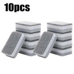 Polocat 30/1pcs Double-sided Cleaning Spongs Household Scouring Pad Kitchen Wipe Dishwashing Sponge Cloth Dish Cleaning Towels Accessories
