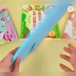 educratePH Colorful Dot Art Sticker Books – 4000+ Stickers 25 Sheet Fun Educational Activity Kids