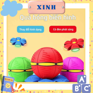 Quả bóng ma thuật bóng rổ tự nảy có đèn nhấp nháy cho bé