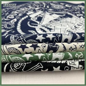 Fitow Nautical Print High Quality Hip Hop Cotton Square Scarf Men Bandana Scarf Headband Paisley Gifts For Boys Girls