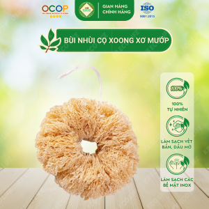 Bùi Nhùi Cọ Xoong Nồi Xơ Mướp Tự Nhiên KBEcolife Oganic Làm Sạch Xoong Nồi Không Gây Trầy Sước