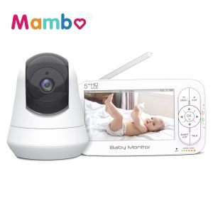 360° Pan/Tilt 5.5 Inch Wireless Baby Monitor Smart HD LCD Screen Camera and Audio Digital Video Camera Wireless Security Camera Two Way Audio Home Monitor