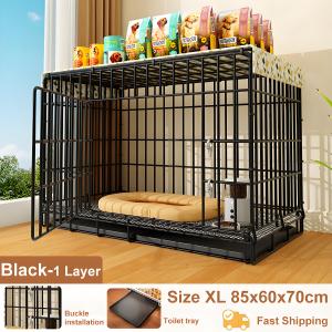 Dog Cage Pet Cage with Tray Hamster Cage/Rabbit Cage Foldable Large Space 狗笼