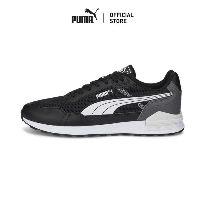 PUMA BASICS - รองเท้าผ้าใบ Graviton Mega สีดำ  - 38587301