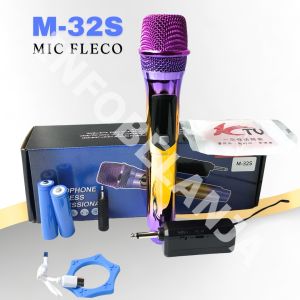 Microphone Professional Wireless Mic Fleco M-32S Single High Quality