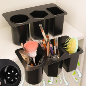 🌻Money comes🌻 ที่ใส่ปากกา อเนกประสงค์ ติดผนัง กล่องใส่ของตั้งโต๊ะ 3ช่อง พร้อมส่ง