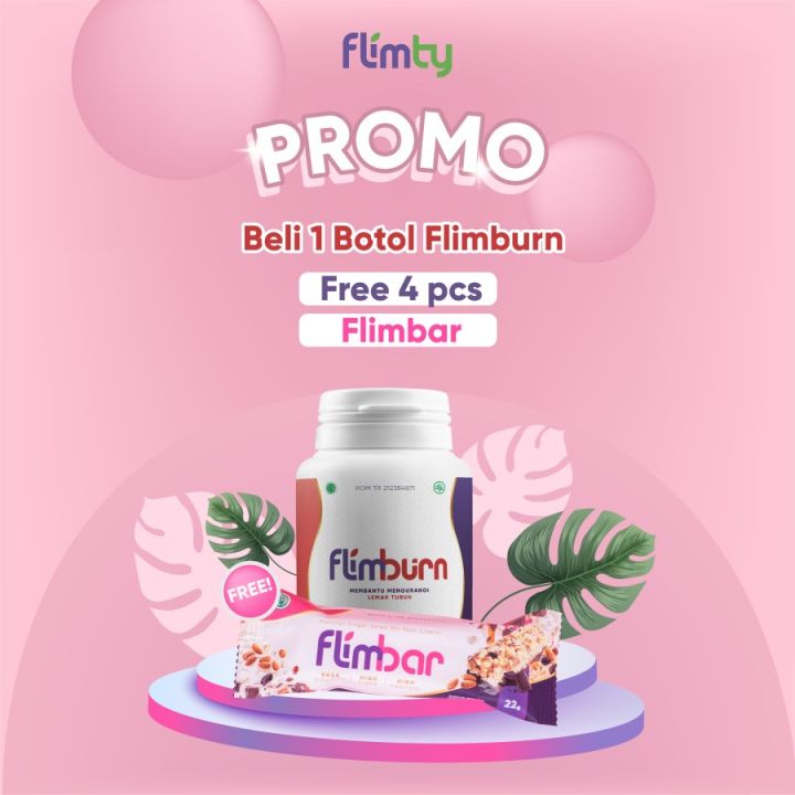 FLIMBURN 1 BOTOL 60 KAPSUL - Suplemen Pembakar Lemak dari Flimty