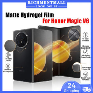 【🔥SG🔥】RICHMENTMALL Full Coverage Soft Clear Matte Privacy Hydrogel Screen Film for Honor Magic V6 Anti-spy Screen Protector