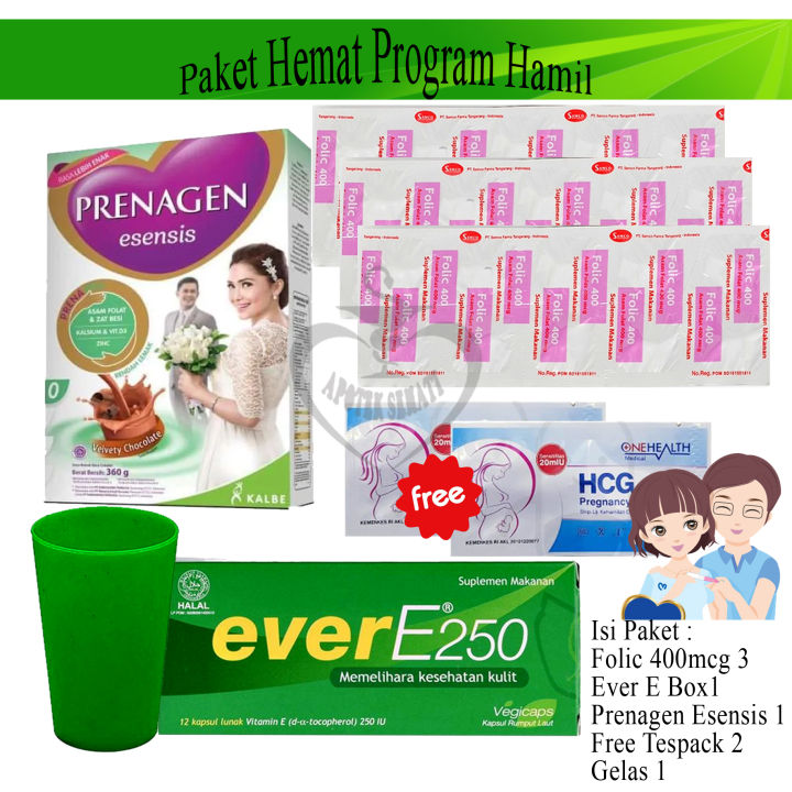 Promil Suplemen Nutrisi Kehamilan Ever-E Folavit Paket Program Hamil