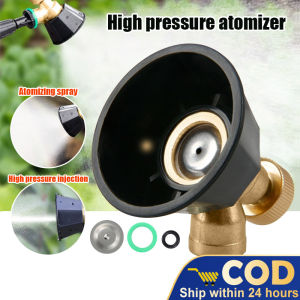 5.5x4.6cm Spray Nozzle Agricultural Black Copper Whirlwind Sprinkler Head