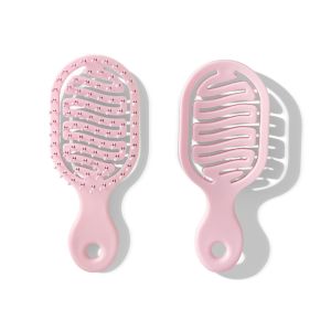 FEELDG có dây đeo Lược chải tóc du lịch mini Di động Chống tĩnh điện Lược chải tóc Mini Track Sử dụng ướt và khô Lược chải tóc bỏ túi Phụ nữ
