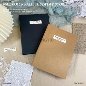[COD] ZHONGYI0 Nail Art Piece Storage Book Large Capacity Exhibition Photo Album Card Clip Display Board DIY Simple Album Storage Book