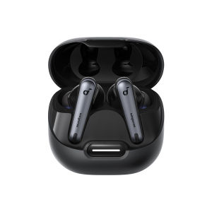 Soundcore Liberty 4 NC True Wireless Bluetooth with Adaptive Noise Cancelling Earbuds to Ears