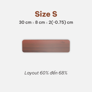 Kê Tay Bàn Phím Gỗ Cao Cấp TESK – Kê Tay Chống Mỏi Chống Trượt Bàn Phím Cơ Đa Dạng Layout TW-KT01
