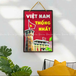 Bảng Gỗ Trang Trí Chủ Đề Yêu Nước Việt Nam Trang Trí Nhà Phòng Khách Quán Cafe Nhà Cửa Văn Phòng