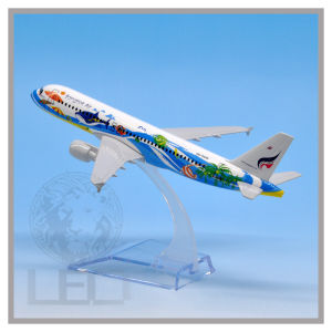 LEO 16cm 1:400 BANGKOK AIR Airbus A320 airplane models toys for kids car for kids kids toys toys for boys