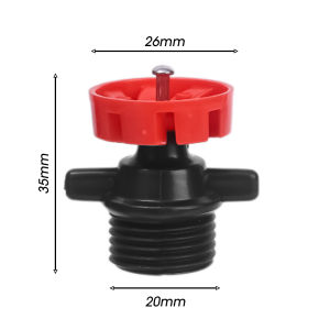 1/2/4 cái Vòi tưới xoay 360 ° Vòi tưới nước nhỏ trong vườn vòi phun phun phun 6 lỗ bãi cỏ tưới rau hoa