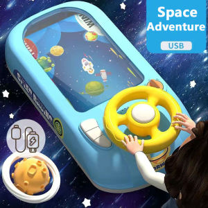 Arcade Car RacingUSB rechargeable Simulated driving Toy for Kids,Racing Rail Car Model Educeairtiomairl Toys Children Track Car Adveurinture Game Brerin Game Mecharmical Inteirartuctive Train Toy