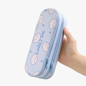 Tempat Kotak Pensil Anak Sekolah Karakter Lucu unik 2 Tingkat Menyimpan Banyak Alat Tulis Korean Style Pensil Case KCS20