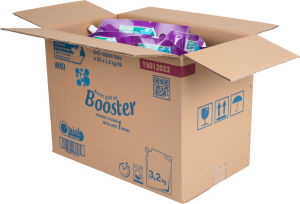 Thùng 4 túi Nước giặt bosster hương hoa thiên nhiên 15kg - HÀNG CHÍNH HÃNG