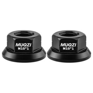 SBX346 2pcs Aluminum Alloy Bicycle Hub Nut M9/M10/M103/8 High Strength Bike Accessories Bike Part Anti-rust Rear Axle Screw Rear Axle