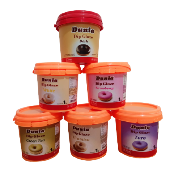 Dunia Dip Glaze All Variant 1 Kg / Dunia / Selai Donat / Roti - BAHAN ...