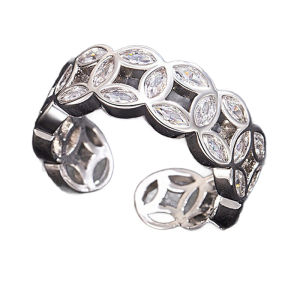 ⚡Attract Wealth⚡Lucky Copper Coin Attract Wealth Open RingSand Gold Diamond Lucky Ring/Stylish Retro Exquisite Ring 带钻招财铜钱开口戒指